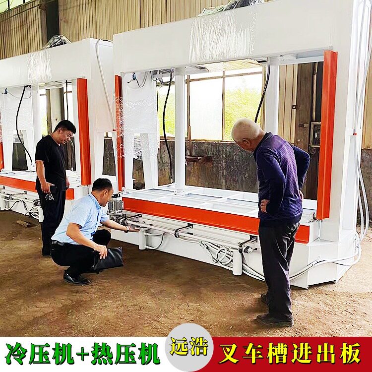 50吨门扇定型压平压合机 河北陶瓷保温一体板复合冷压机生产厂家图片