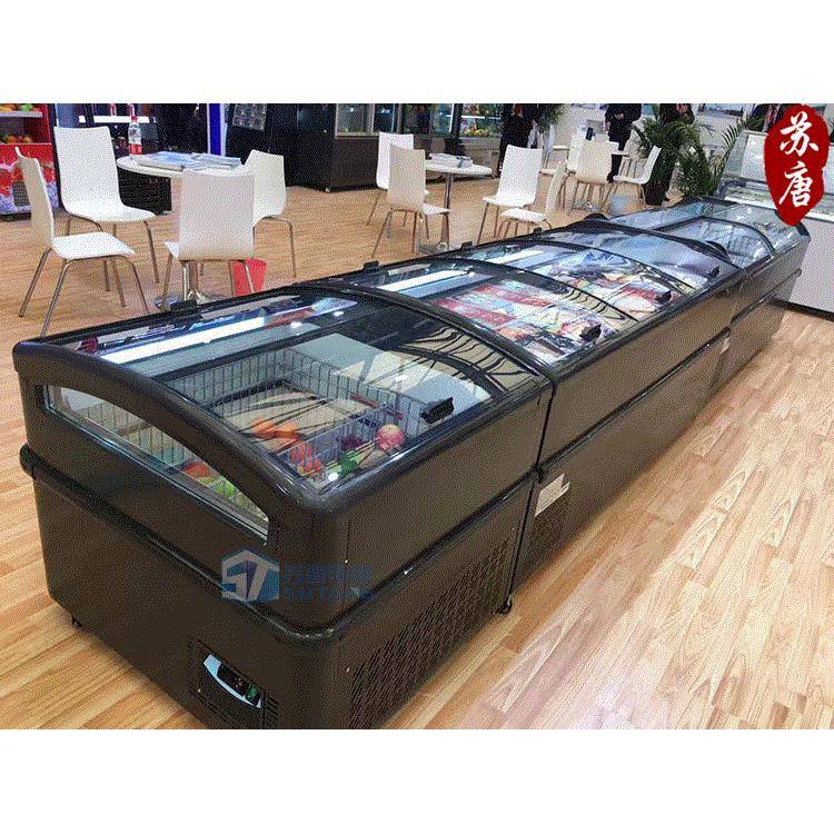 单边中心冷冻展示柜无霜豪华牛排水饺窄冻柜17ZD