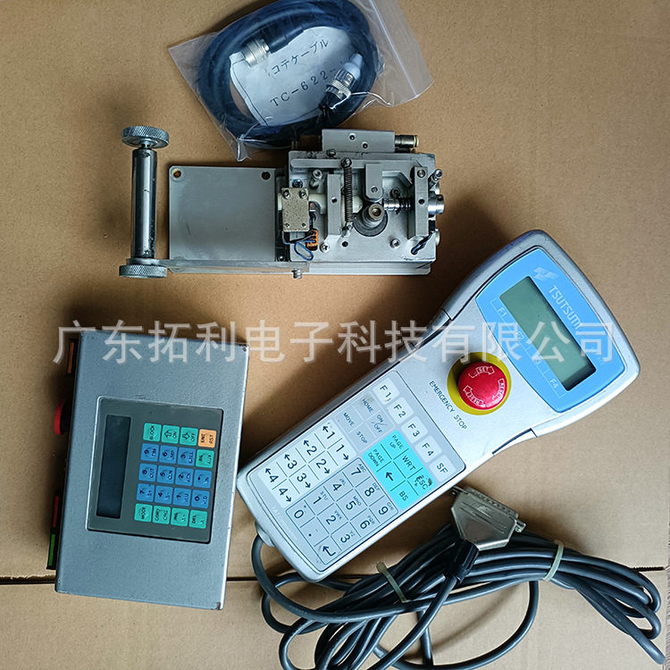 日本原装TSUTSUMI操作示教器线缆速米焊锡机控制盒津己焊机送锡器图片