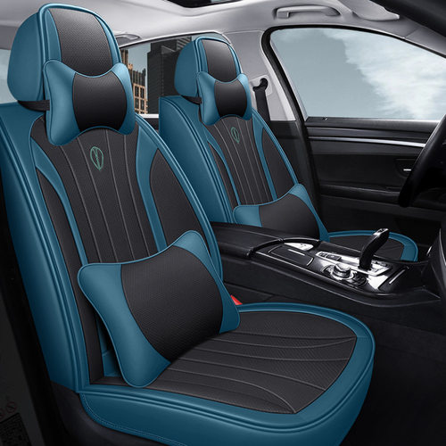 跨境全皮Car seat cover全包围固定腰靠透气耐磨汽车坐垫厂家直销