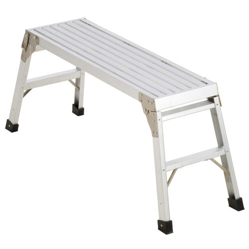 美国稳耐家用五金铝合金梯子移动平台加厚折叠梯子 可折叠AP-20