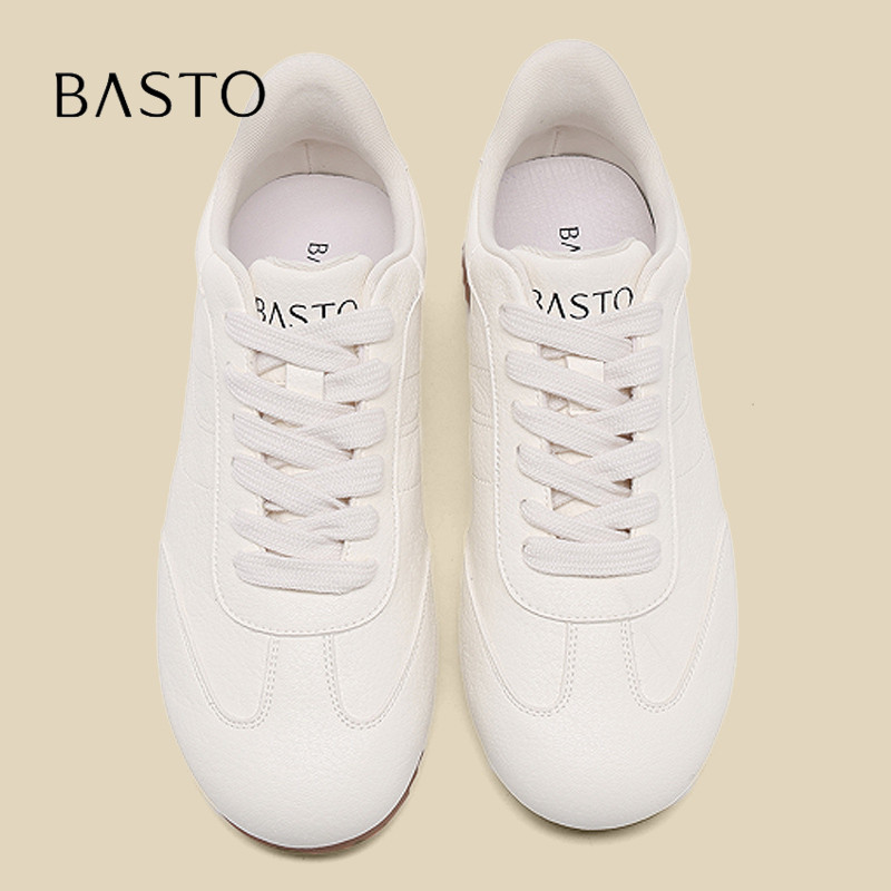 BASTO/百思图透气休闲百搭德训鞋图片