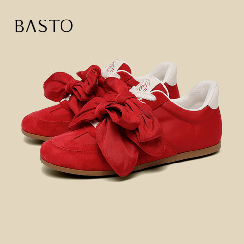 BASTO/百思图平底阿甘运动鞋