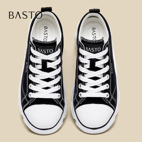 BASTO/百思图增高运动休闲板鞋