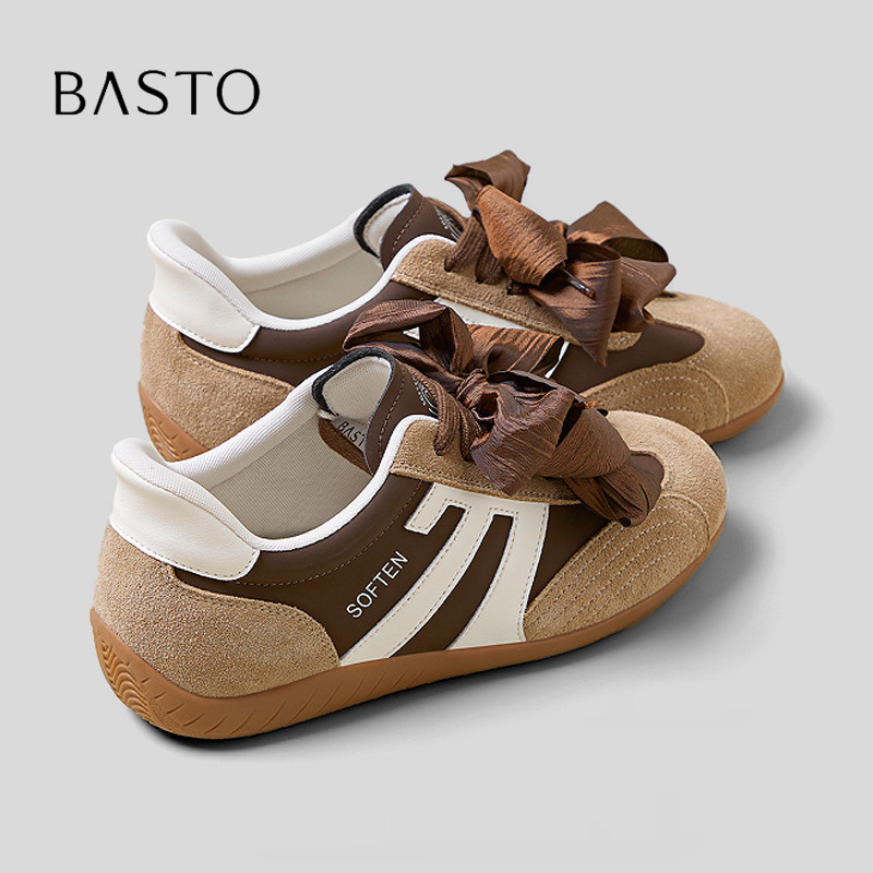 BASTO/百思图不累脚复古德训鞋图片