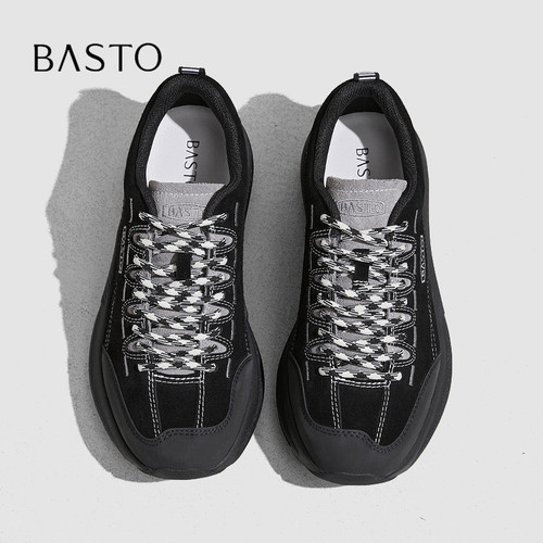 BASTO/百思图户外徒步休闲阿甘鞋