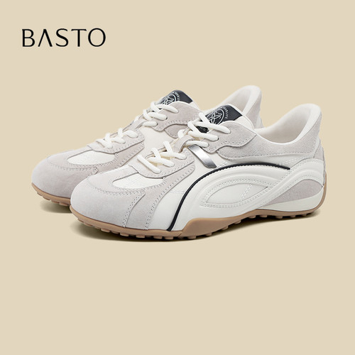 BASTO/百思图轻便内增高德训鞋