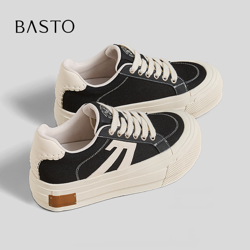 BASTO/百思图增高不累脚板鞋图片