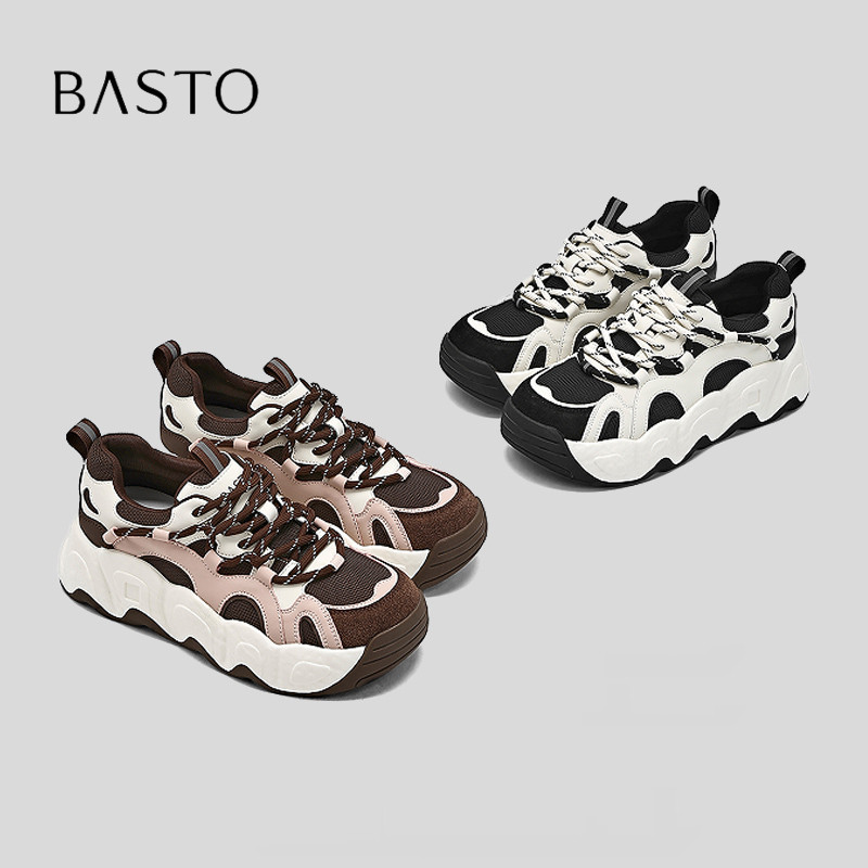 BASTO/百思图户外拼色运动鞋图片