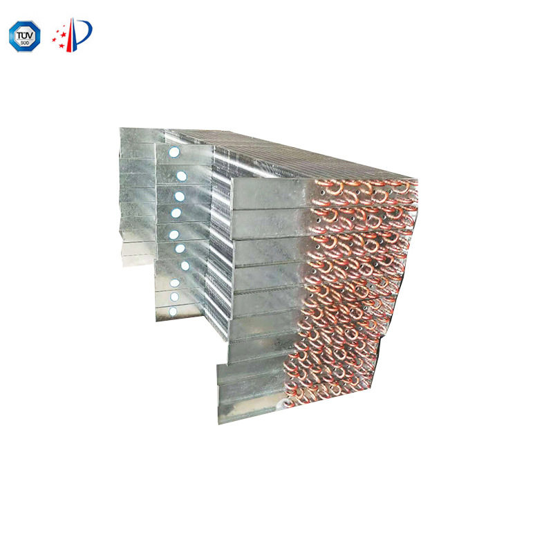 风幕柜蒸发器板式换热器铜管加工铝翅片厂家生产加工图片