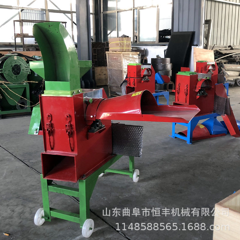 河北 干湿牧草秸秆粉碎揉丝机养羊用铡草揉丝一体机图片