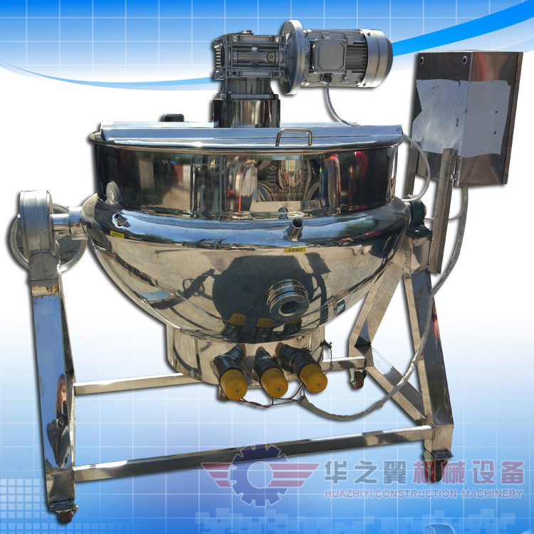 直发长春电加热导热油夹层锅卤煮熬酱大型蒸煮锅操作简单直销图片