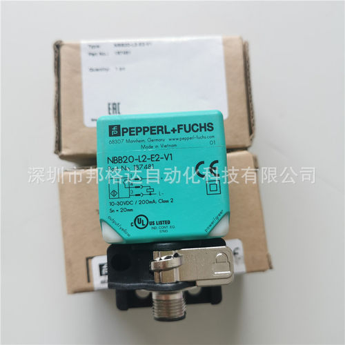 NBB20-L2-E2-V1订货号187481方形PNP/NO倍+福接近开关