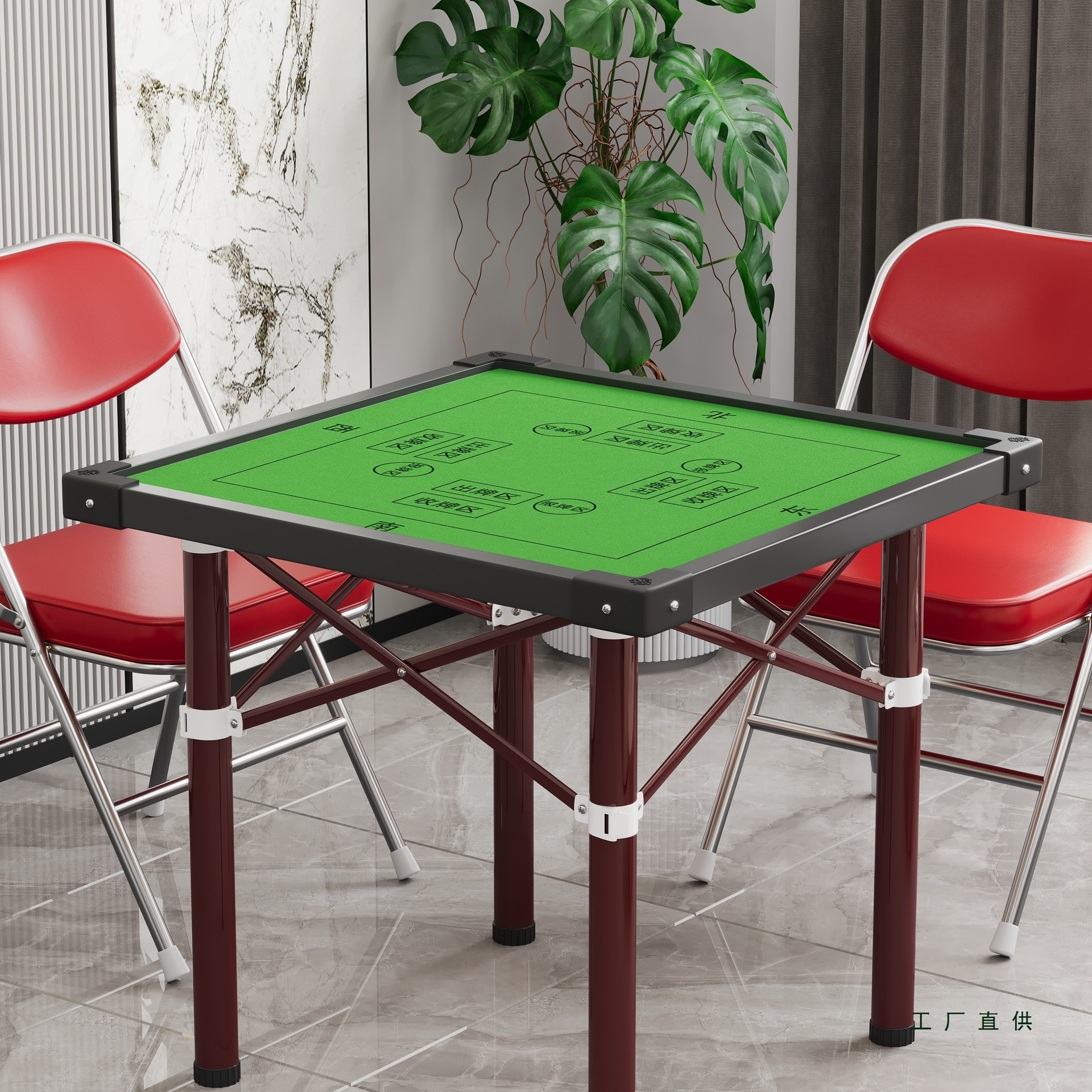麻将桌家用折叠小型手搓四方桌简易掼蛋桌棋牌打牌两用麻将桌面板图片