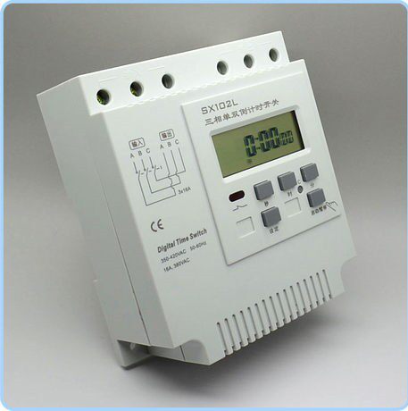 厂家直销 SX102L 秒控循环定时控制器时间开关水泵