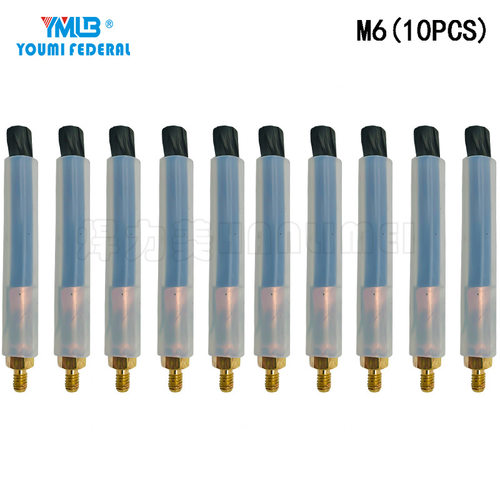 跨境不锈钢焊道清洗毛刷头M6/M8/M10焊缝焊点电解处理专用10PCS