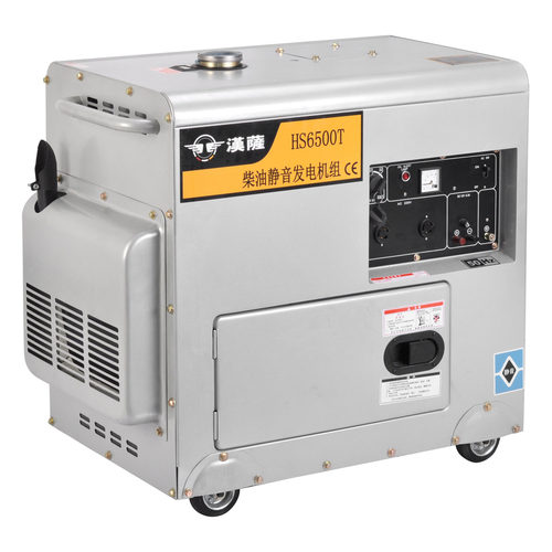 汉萨五千瓦LED广告牌移动宣传车静音柴油发电机_HS6500T