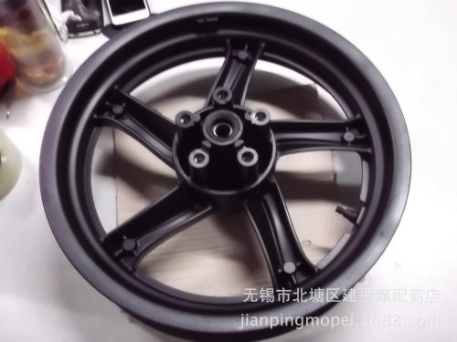 适用台湾光阳XCITING250赛艇250CC踏板车前铝钢圈【全新拆件】个