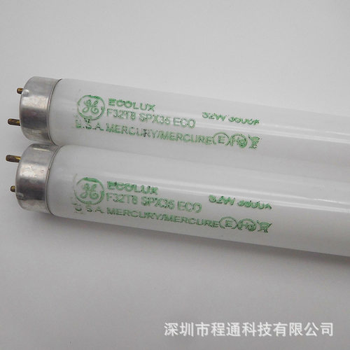 通用照明GE F32T8.SPX35ECO 32W3500K美标U3500灯管 U35对色灯管