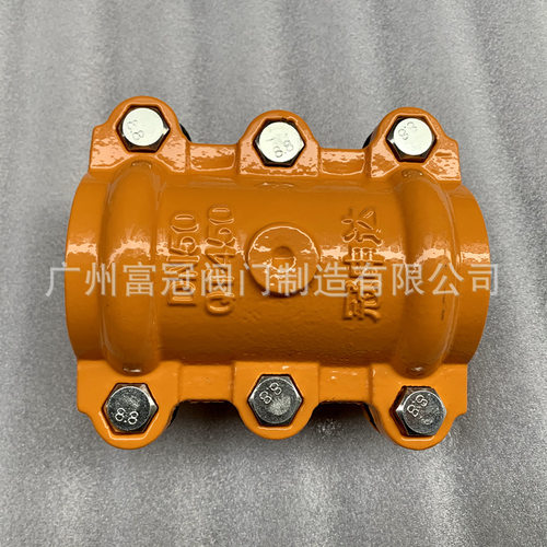 QT450球墨铸铁哈夫节镀锌管补漏器哈夫节抢修堵漏器开边快接