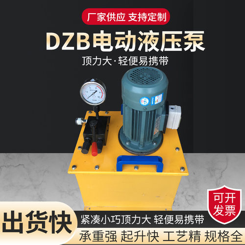 电动液压泵DZB小型液压泵站千斤顶专用泵双向超高压电动泵站