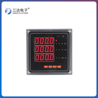 多功能仪表SD99E-2S4数码管多功能电力仪表 多功能表厂家三达电子