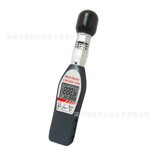 衡欣AZ8758黑球温度热力指数计WGBT热中暑指数计工业级