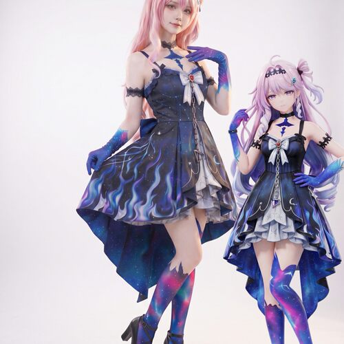 鸣潮达妮娅cos服二形态同
