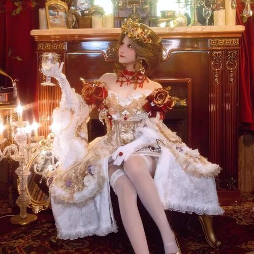 第五人格cosplay服红夫人