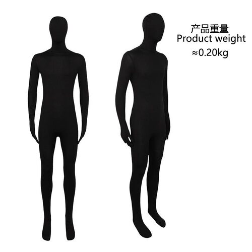 万圣节柯南小黑COS服装忍