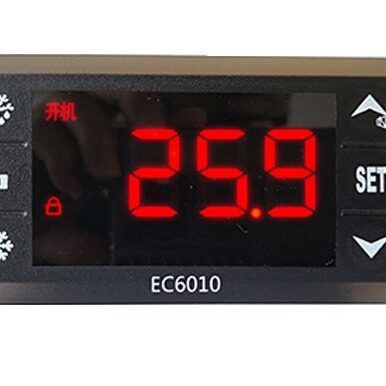 冷库水冷机组触屏温控器EC6010水泵压缩机控制 超限报警 单探头
