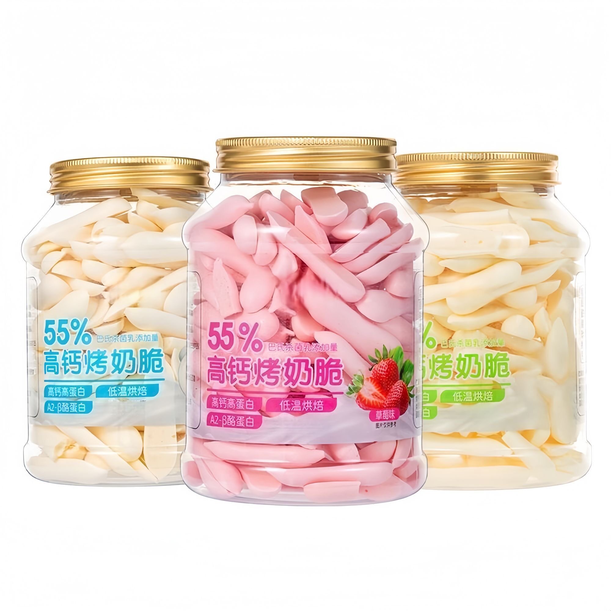 内蒙古烤奶条草莓原味烤酸奶零食高钙高蛋白质烤内蒙特产烤奶条