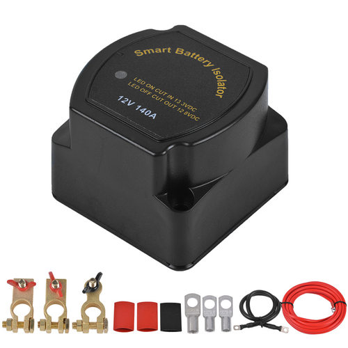 双电源智能隔离器12v/140a(vsr)自动配件套装自动房车轮船充电开