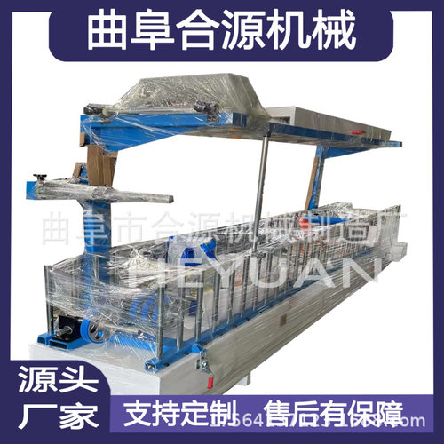 铝方管钢管包覆机 碳纤维集成墙板覆膜机 450宽手摇门套板包覆机