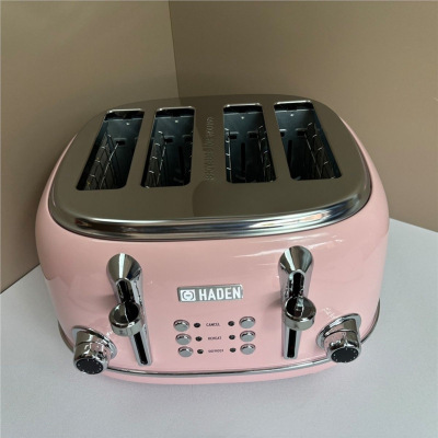 出口英国HADEN吐司烤面包机四片多士炉家用烤肉夹馍早餐机Toaster