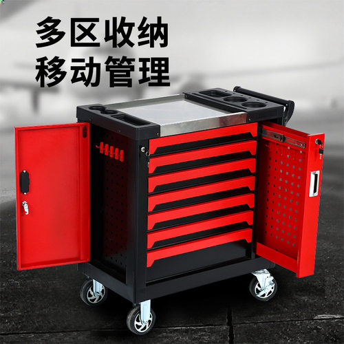 跨境YDC工具车多功能重型五金工具柜汽车美容维修间零件工具推车