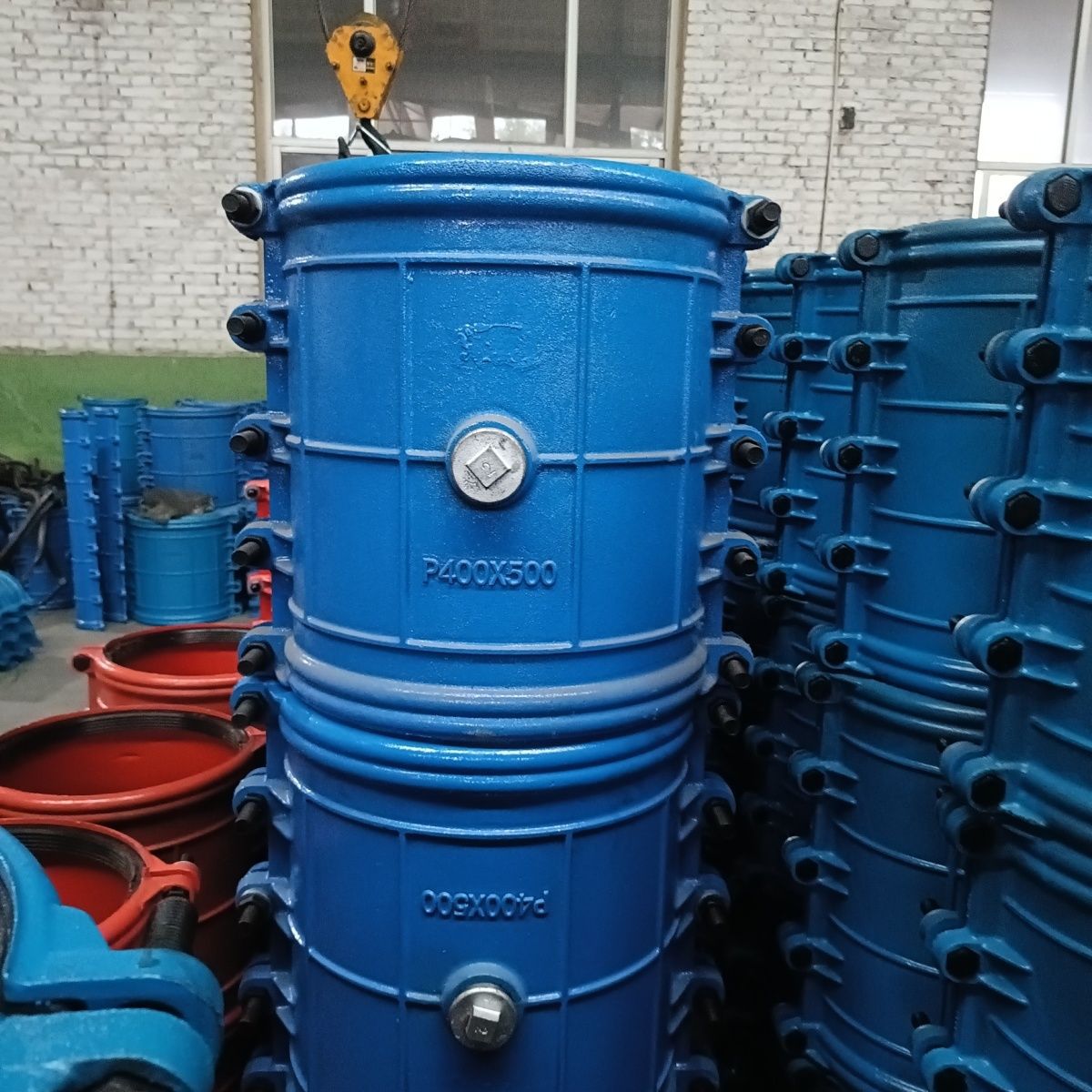 加长管道快接哈夫节抢修卡子补漏水管快速接头镀锌铸铁堵漏神器图片