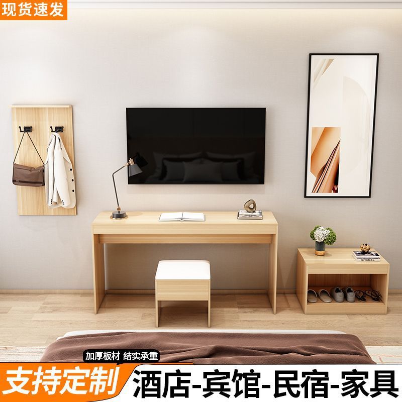 宾馆酒店电视柜行李柜组合桌子现代简约民宿旅馆民宿标间可定图片