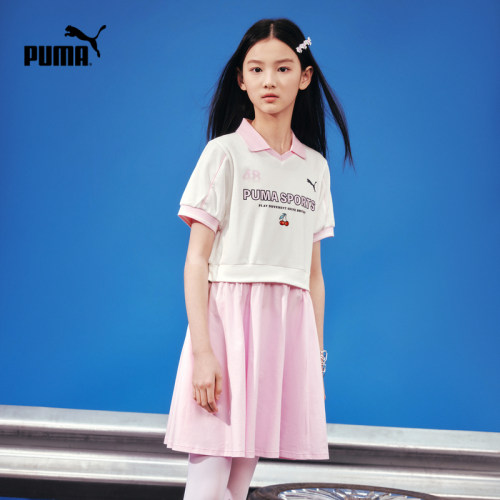 PUMA彪马童装夏季新款连衣裙休闲