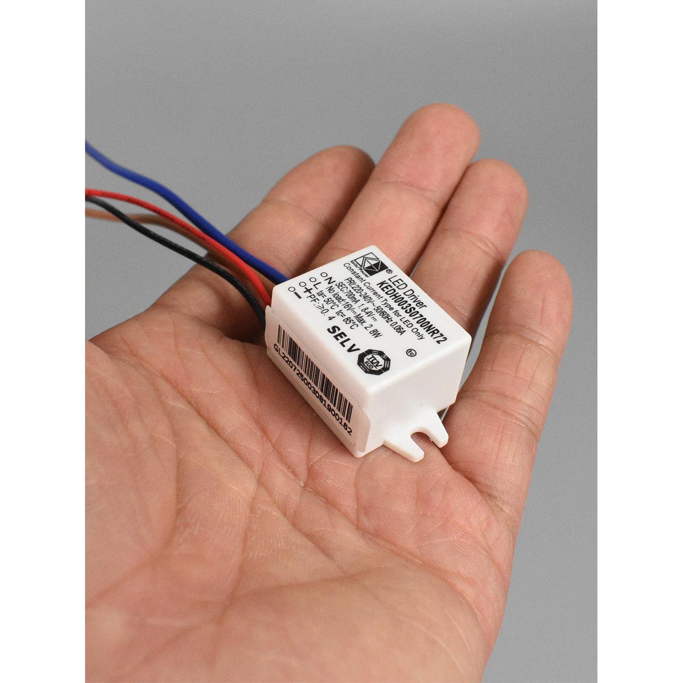 内置迷你单颗3V灯珠变压器 LED拇指电源 300mA 350mA 500mA 600mA