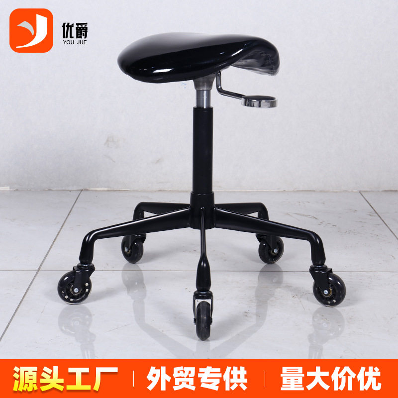 大工凳美发理发师凳升降旋转滑轮理发店椅子发廊剪发师专用椅批发图片