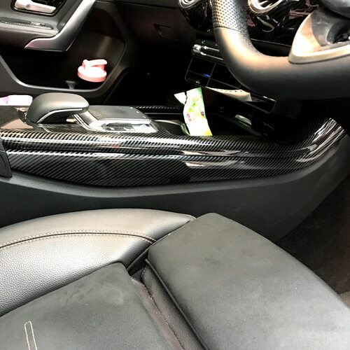 适用奔驰A级 CLA W177 C118新A级CLA中控面板侧边装饰条内饰改装