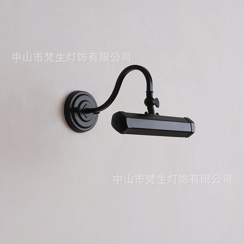 美式复古工业风镜前灯餐厅店铺照画廊过道咖啡厅家用壁画洗墙壁灯