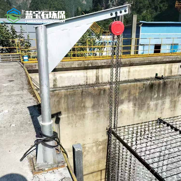 潜水推流器安装系统支架IV型304不锈钢导杆起吊架装置固定耦合器图片