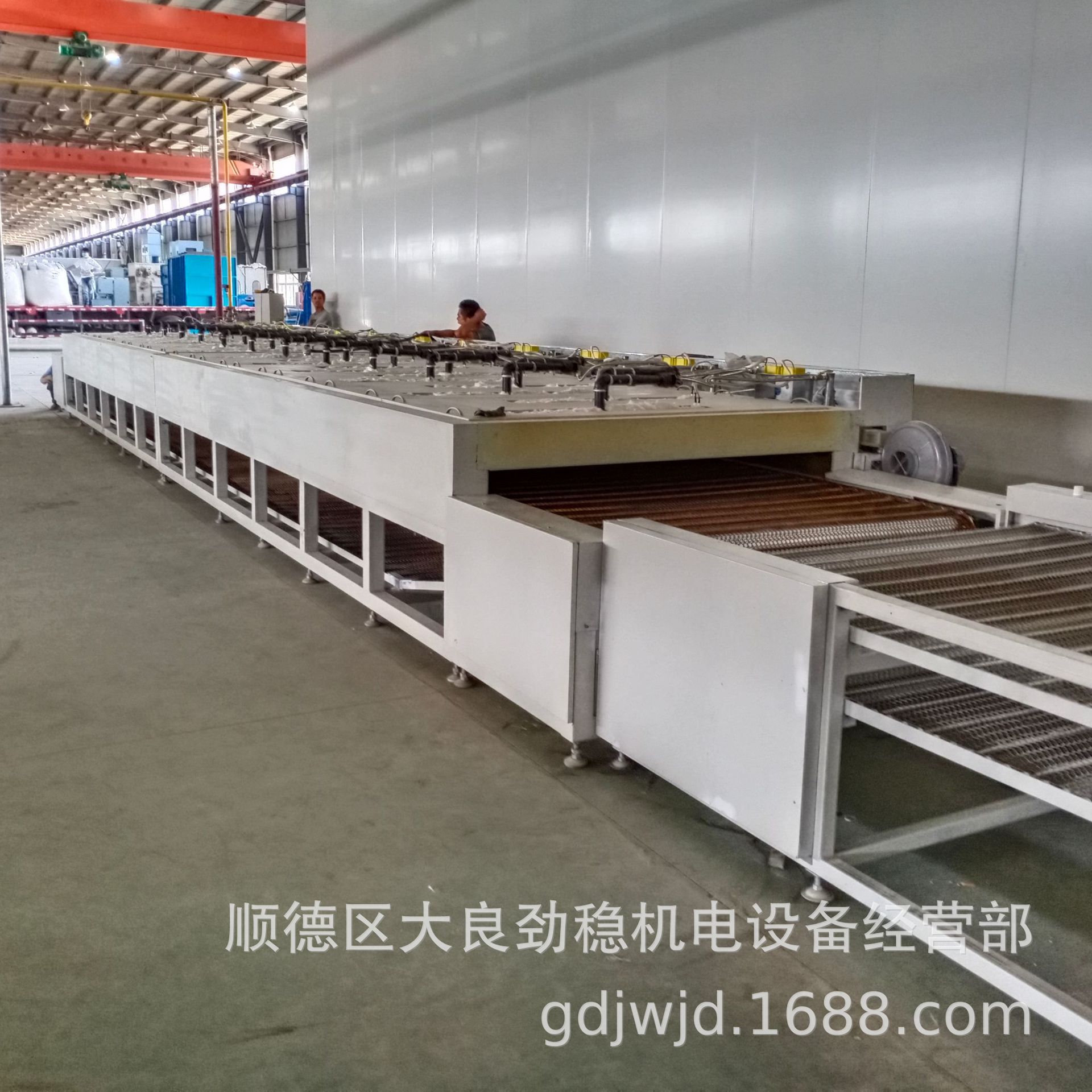 工业隧道炉 烤箱烘干线 高温烘干喷涂生产线 油漆丝印烤漆网带线图片