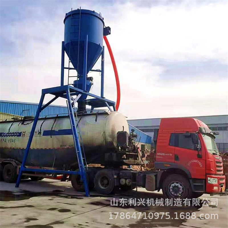 负压粉料装车设备 集装箱余灰清理输送机 电厂煤灰装车气力吸灰机图片