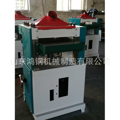 三进两出木料刨削机双面可调节工作台压刨机小型木工切削机