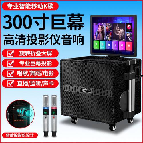 康彩T56新款户外投影音响