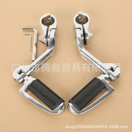 适用于Vulcan750800900改装长轴保险杠脚踏支架32mm