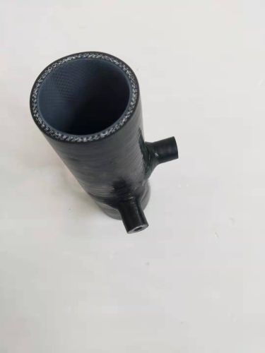 氢能新能源电池 电堆动力汽车硅胶管 耐高温高压尾排硅胶管三通管